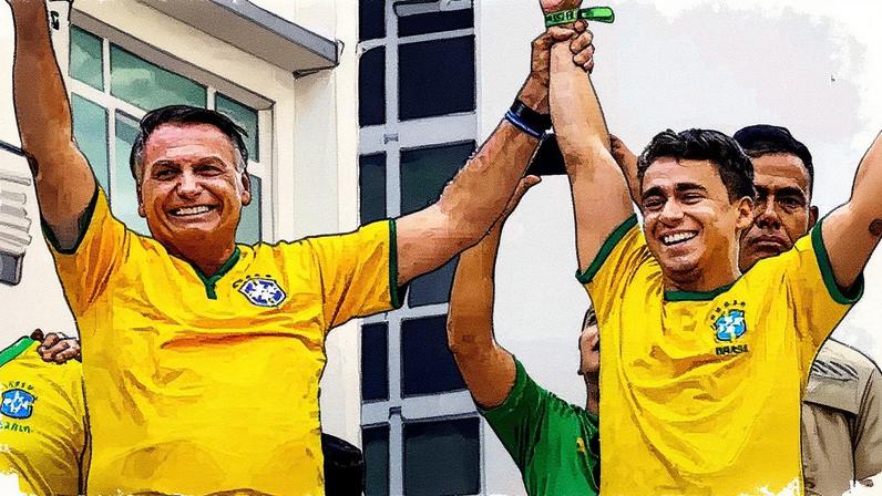 Jair Bolsonaro e Nikolas Ferreira (Foto: Reprodução/Instagram)