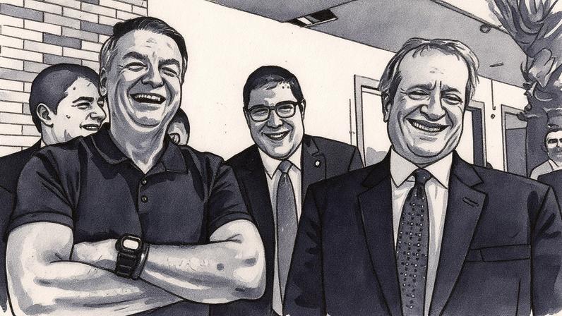 Bolsonaro e Valdemar voltam a se falar: reunião e churrasco liberado (Foto: Cristiano Mariz / O Globo)