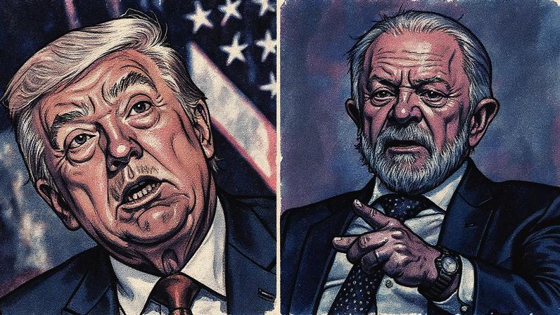 Donald Trump e Lula (Foto: Montagem com fotos da AFP)