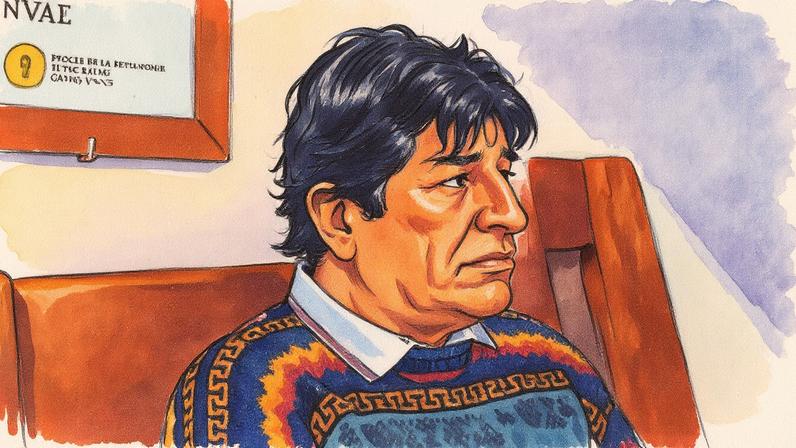 Morales em Lauca Eñe. Socialista, ex-ativista e líder sindical, tornou-se uma figura de destaque como o primeiro presidente indígena da Bolívia. (Foto: Marian Carrasquero / The New York Times)