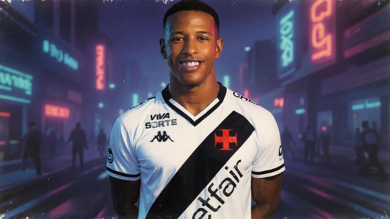 Robert Renan é anunciado no Vasco (Foto: Matheus Lima/Vasco)