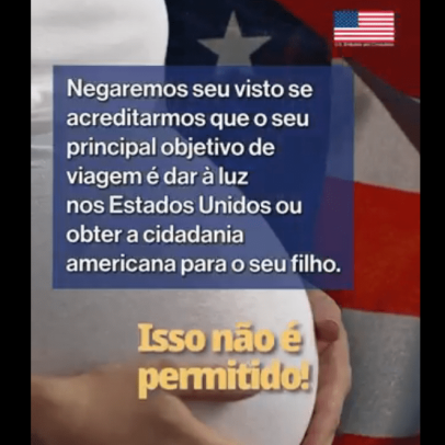 EUA alertam sobre ‘turismo de nascimento’ e negam vistos a solicitantes suspeitos
