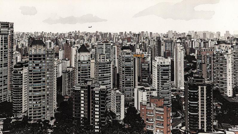 Bairro Vila Nova Conceição, em São Paulo (Foto: Danilo Verpa - 14.abr.2024/Folhapress)