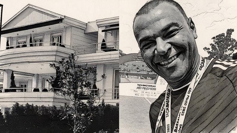Casa de R$ 27 milhões de Cafu que foi a leilão por dívida (Foto: Reprodução Internet)