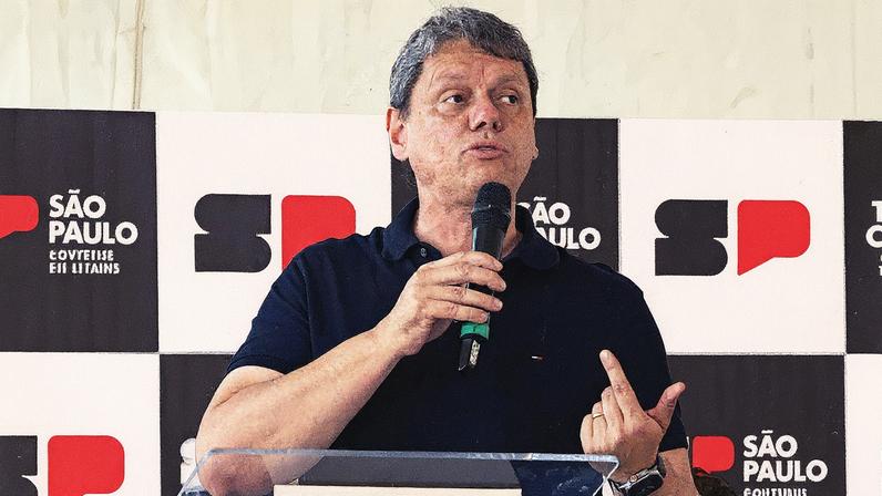 Governador Tarcísio de Freitas - Allison Sales - 18.nov.2024/Folhapress
