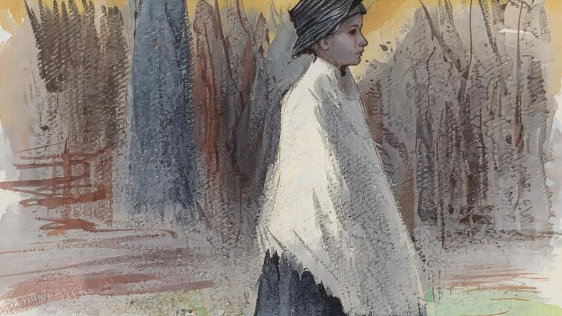 Mulher em uma Floresta (setembro-outubro de 1882) (Foto: Sotheby’s)