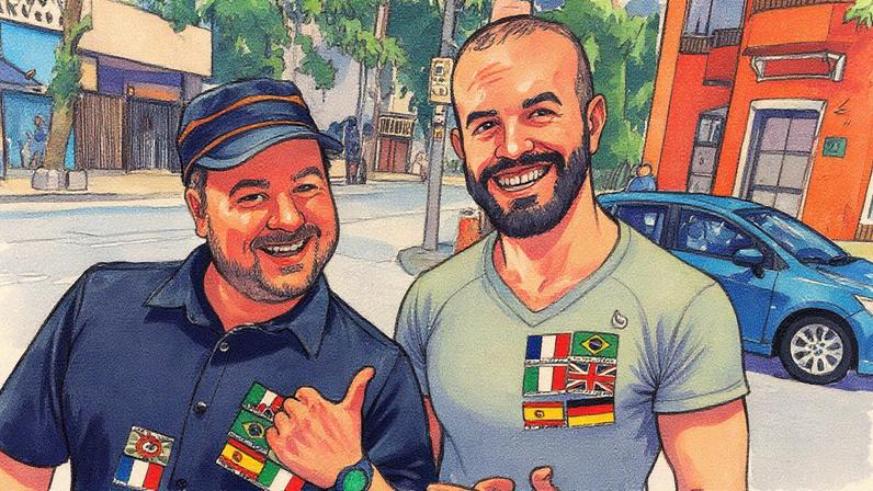 Jonatha participa de eventos com estrangeiros no Rio de Janeiro (Foto: Reprodução)