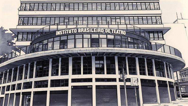 Fachada do novo centro cultural do Instituto Brasileiro de Teatro, no centro de São Paulo (Foto: Divulgação)
