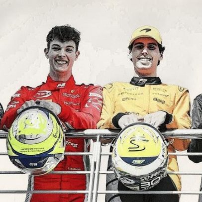 Calouro da RB quebra troféu após conquista histórica no pódio