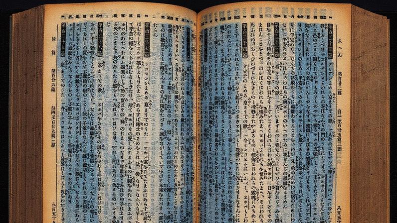 Bíblia japonesa de 1906 (Foto: Coleções Especiais da Biblioteca Bridwell)