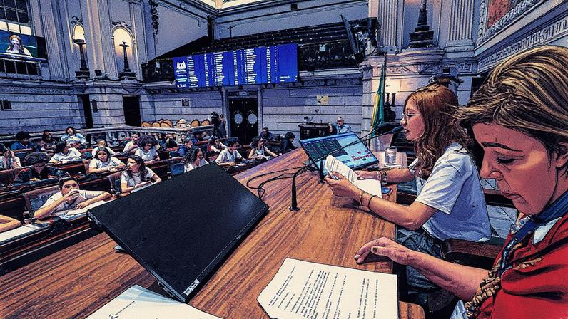 Adultização: vereadores mirins da Câmara Juvenil criam leis e reforçam preocupação dos jovens com abuso e saúde mental (Foto: Renan Olaz / CMRJ)
