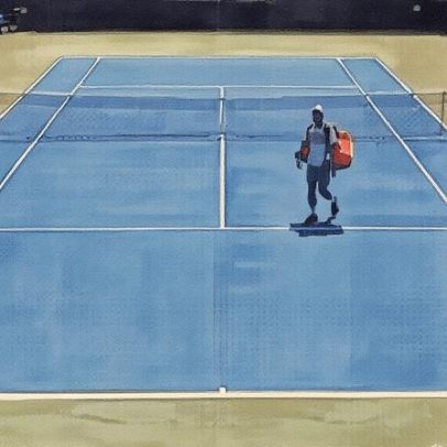 Tenista é eliminado após intervalo para banho durante torneio importante