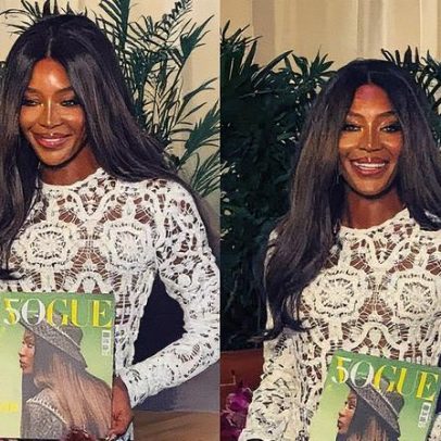 Naomi Campbell brilha em evento da Vogue realizado em São Paulo