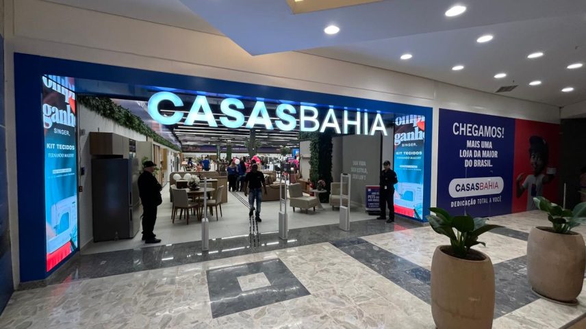 Loja Casas Bahia inaugurada no Shopping Aricanduva, em São Paulo (Foto: Divulgação)