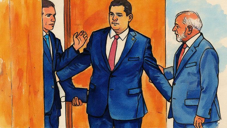 DILEMA - Motta, Alcolumbre e Lula: ponto de equilíbrio ficou mais difícil (Foto: Fabio Rodrigues-Pozzebom/Agência Brasil)