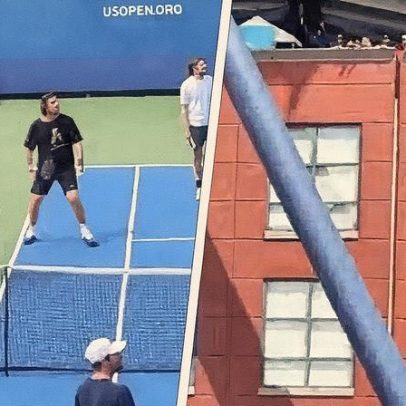 Rublev, Safin e Bublik quebram janelas em divertida competição de tênis