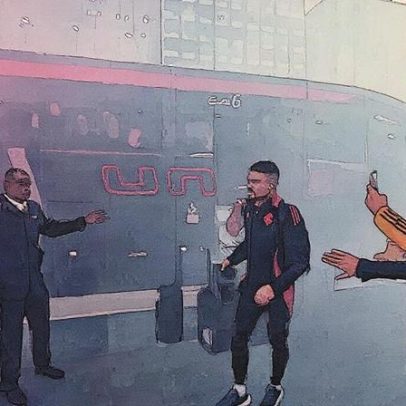 Inter celebra chegada ao Rio com festa e 'ruas de fogo' para a torcida