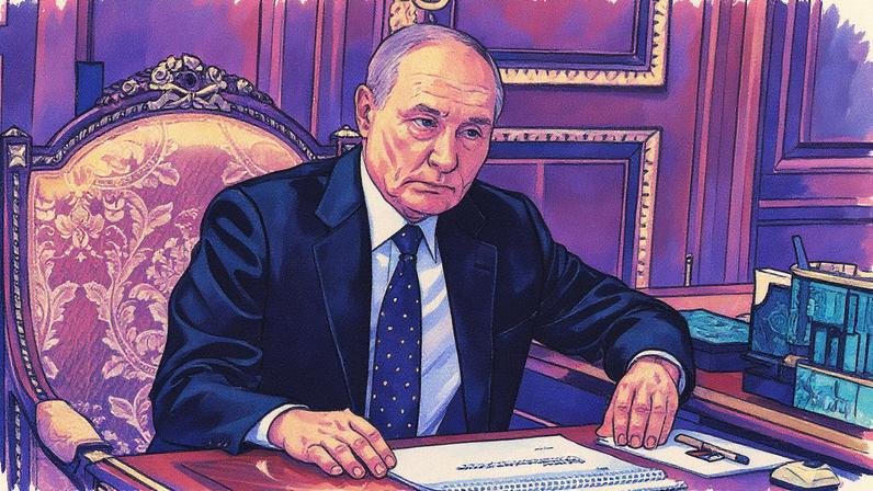 Vladimir Putin, presidente da Rússia, em Moscou — Foto: Vyacheslav PROKOFYEV / POOL / AFP