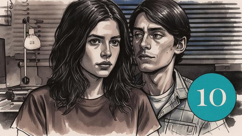Jaffar Bambirra e Julia Dalavia estão sensacionais na eletrizante série 'Dias perfeitos', do Globoplay (Foto: Reprodução/Globoplay)