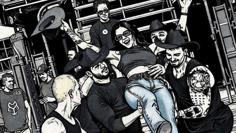Ana Castela ensaia coreografia na arena para show na Festa do Peão de Barretos 2025 (Foto: Reprodução)
