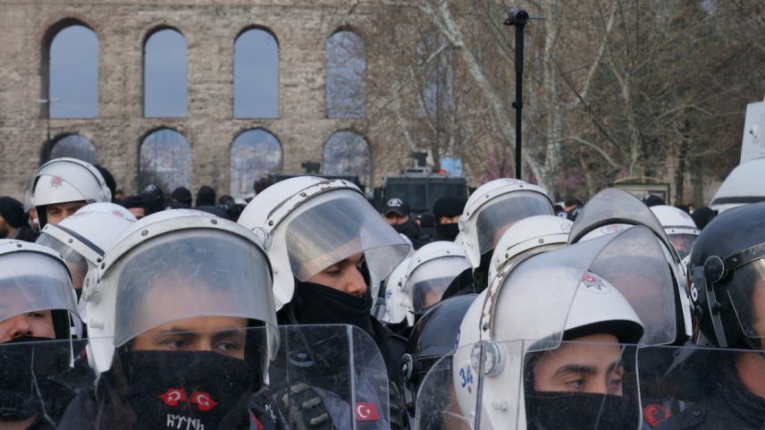 Despliegue policial en Estambul, el pasado 20 de marzo. (Foto: CONTACTO vía Europa Press)