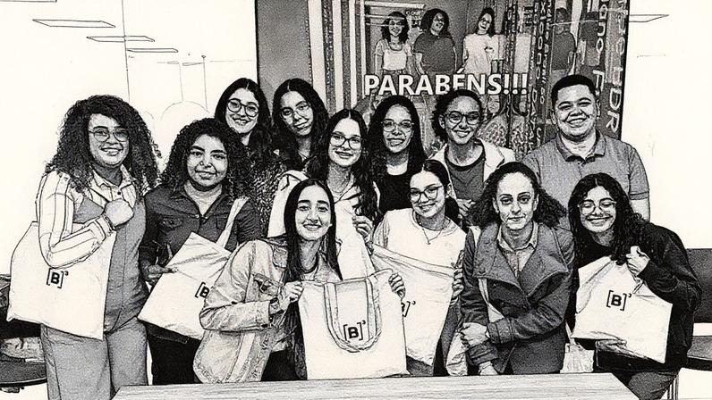 As 12 estagiárias da 6ª edição do programa Manas da Tech. (Foto: Acervo B3)