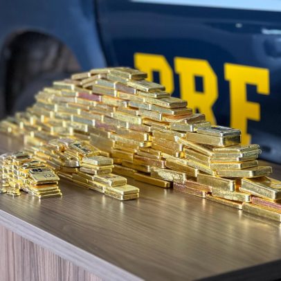 Polícia apreende 103 kg de ouro avaliados em R$ 60 milhões em Roraima
