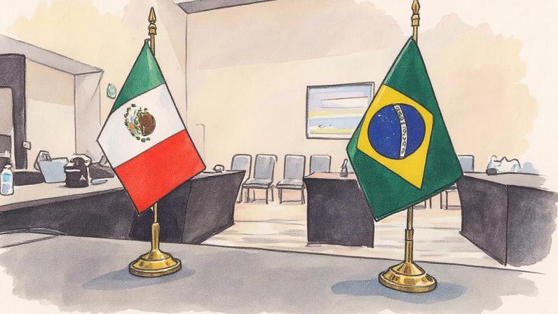 Relação Brasil e México: membros do governo brasileiro negociam mudança na cobrança de visto para turistas para irem ao país norte-americano (Foto: Luciano Pádua/Exame)