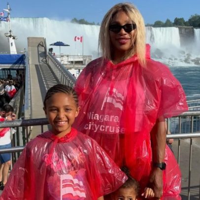 Serena e Olympia exploram as belezas das Cataratas do Niágara