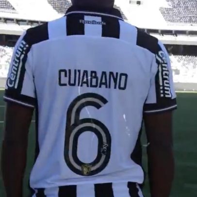 Cuiabano recebe a icônica camisa 6 do Botafogo em homenagem histórica