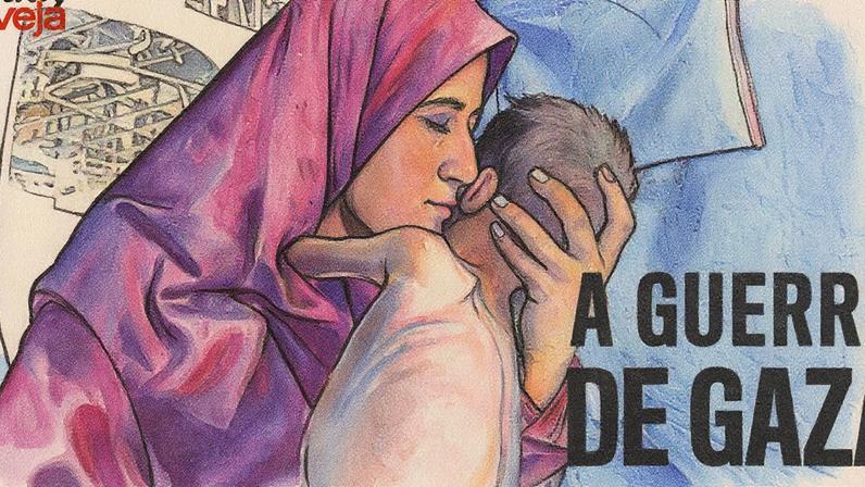 Documentário lança um olhar sensível e detalhado sobre a realidade dos familiares dos reféns israelenses capturados pela organização terrorista e sobre a luta diária por comida de milhares de civis de Gaza (Foto: VEJA/Reprodução)