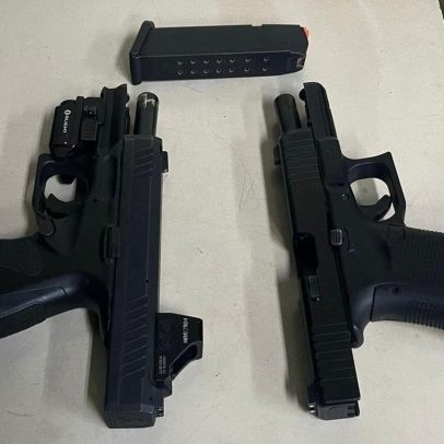 Homens são detidos por porte ilegal de arma de fogo na Ilha