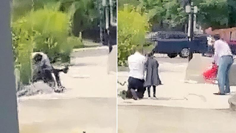 O judeu ortodoxo foi espancado em frente aos três filhos. (Foto: Reprodução/Instagram/Gabriel Ferrigno)