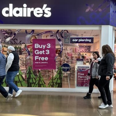Claire's solicita recuperação judicial novamente diante de dívidas crescentes