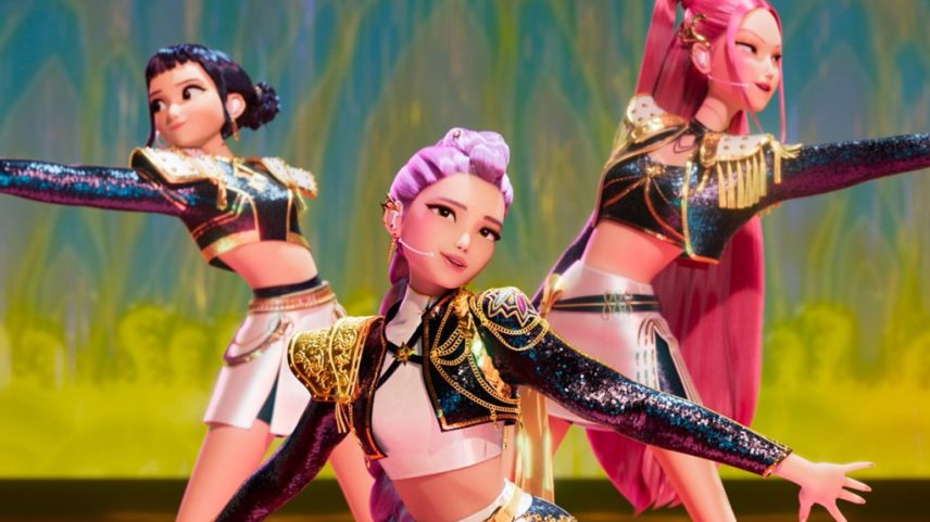 HUNTR/X’s “Golden,” do filme de sucesso “KPop Demon Hunters,” conquista a terceira semana em primeiro lugar. (Foto: Reprodução)