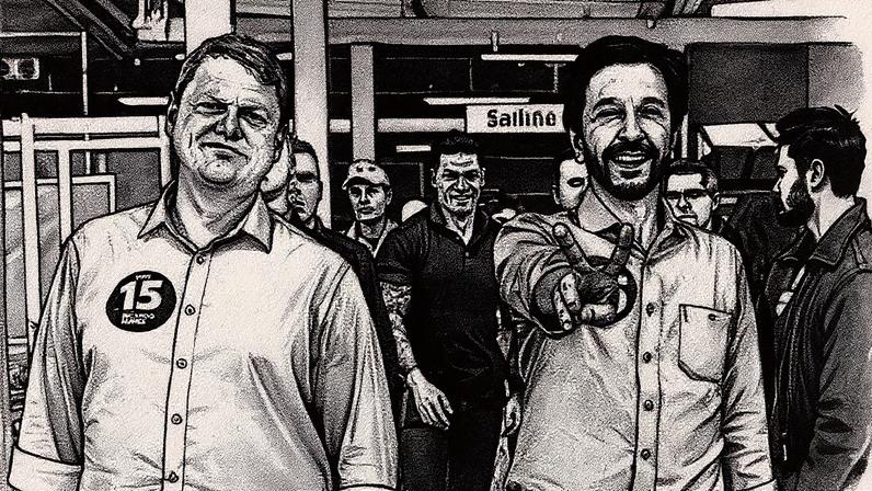 Tarcísio de Freitas e Ricardo Nunes (Foto: Reprodução)