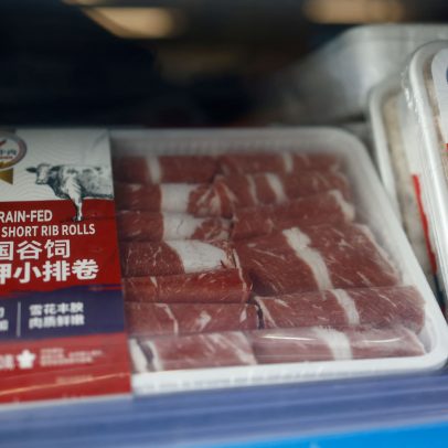 China pode implementar regras ambientais para importação de carne, afirma Marfrig
