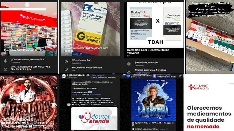 Foto: g1 Telegram se torna 'plataforma oficial' de venda de atestados e receitas falsas. (Foto: g1) Foto: g1 Receita falsa obtida pela reportagem é assinada por médica mineira (Foto: g1) Foto: Reprodução print google receitas falsas (Foto: Reprodução) Foto: g1 Meta lucra com anúncios no Facebook e Instagram (Foto: g1) Foto: Arte g1/Ergon Cugler (Foto: Arte g1/Ergon Cugler) Foto: g1 No TikTok, a divulgação é feita pelos comentários. (Foto: g1) Foto: g1 Usuários divulgam canais de vendas de receitas e atestados falsos no X. (Foto: g1)