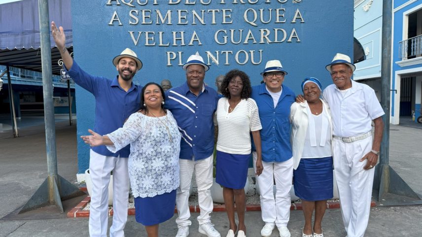 Wandeley Monteiro e a Velha Guarda da Portela (Foto: Divulgação)