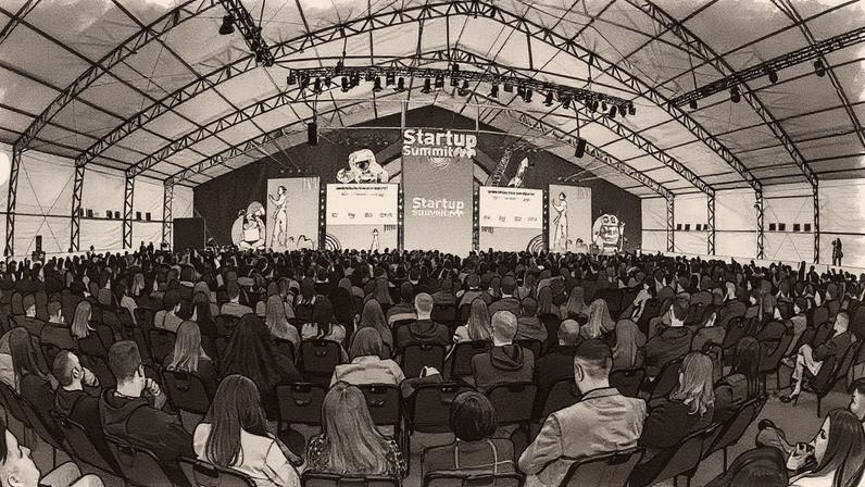 Startup Summit, em Florianópolis: Em dois dias, o evento realizado deve reunir pelo menos 10 mil participantes presenciais e 30 mil online (Foto: Divulgação)