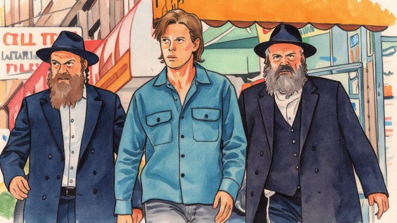 Liev Schreiber, Austin Butler e Vincent D'Onofrio em cena de 'Ladrões', de Darren Aronofsky (Foto: Divulgação)