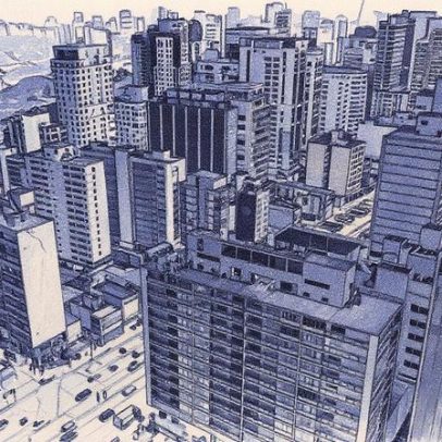 Prédios na Avenida Paulista recebem exposições digitais iluminadas à noite