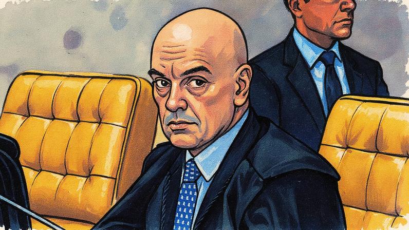 Ministro Alexandre de Moraes. 15/08/2024 (Foto: Ton Molina/Getty Images)