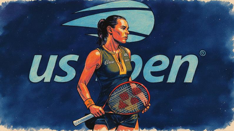 Caroline Garcia lamenta ponto perdido no US Open; a francesa de 31 anos se aposentou do tênis na última segunda-feira (Foto: Matthew Stockman - 25.ago.25/Getty Images via AFP)