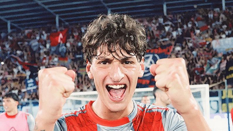 Romano Floriani fez seu primeiro jogo na elite italiana (Foto: Reprodução)