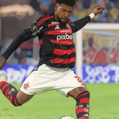 Emerson Royal se machuca em partida entre Flamengo e Internacional