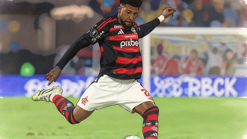 Emerson Royal se machucou em Flamengo x Internacional (Foto: Gilvan de Souza/Flamengo)
