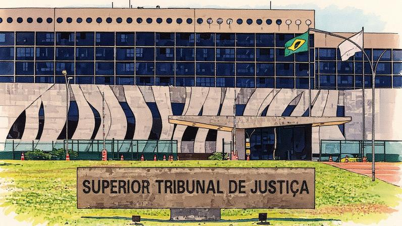 Fachada do Superior Tribunal de Justiça (STJ), em Brasília (Foto: Pablo Jacob/Agência O Globo)