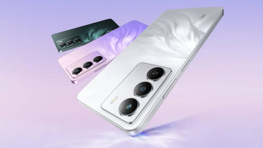 Celular Realme C75 5G, que será lançado no Brasil com produção local (Foto: Divulgação/Realme)