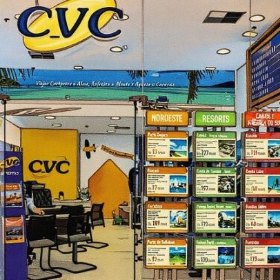 CVC registra queda de até 15% após balanço financeiro controverso